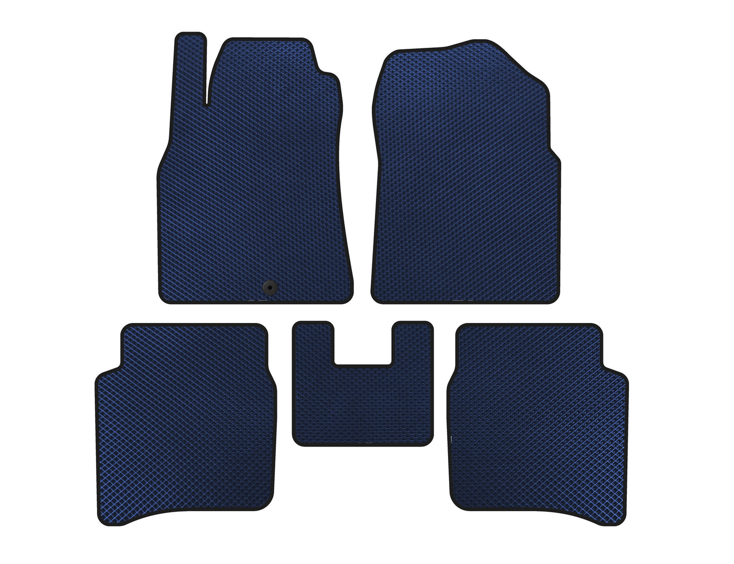EVA Floor Mats (SD, Blue) for Nissan Primera P12 2002-2007 - image 1