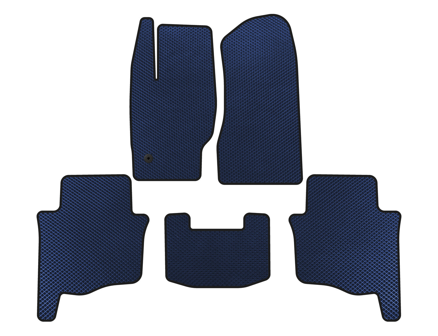 EVA Floor Mats (Blue) for Jeep Grand Cherokee WK 2004-2010 - image 1