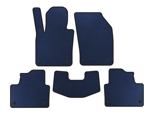 EVA Floor Mats (Blue) for Volvo S60 2019- - image 1