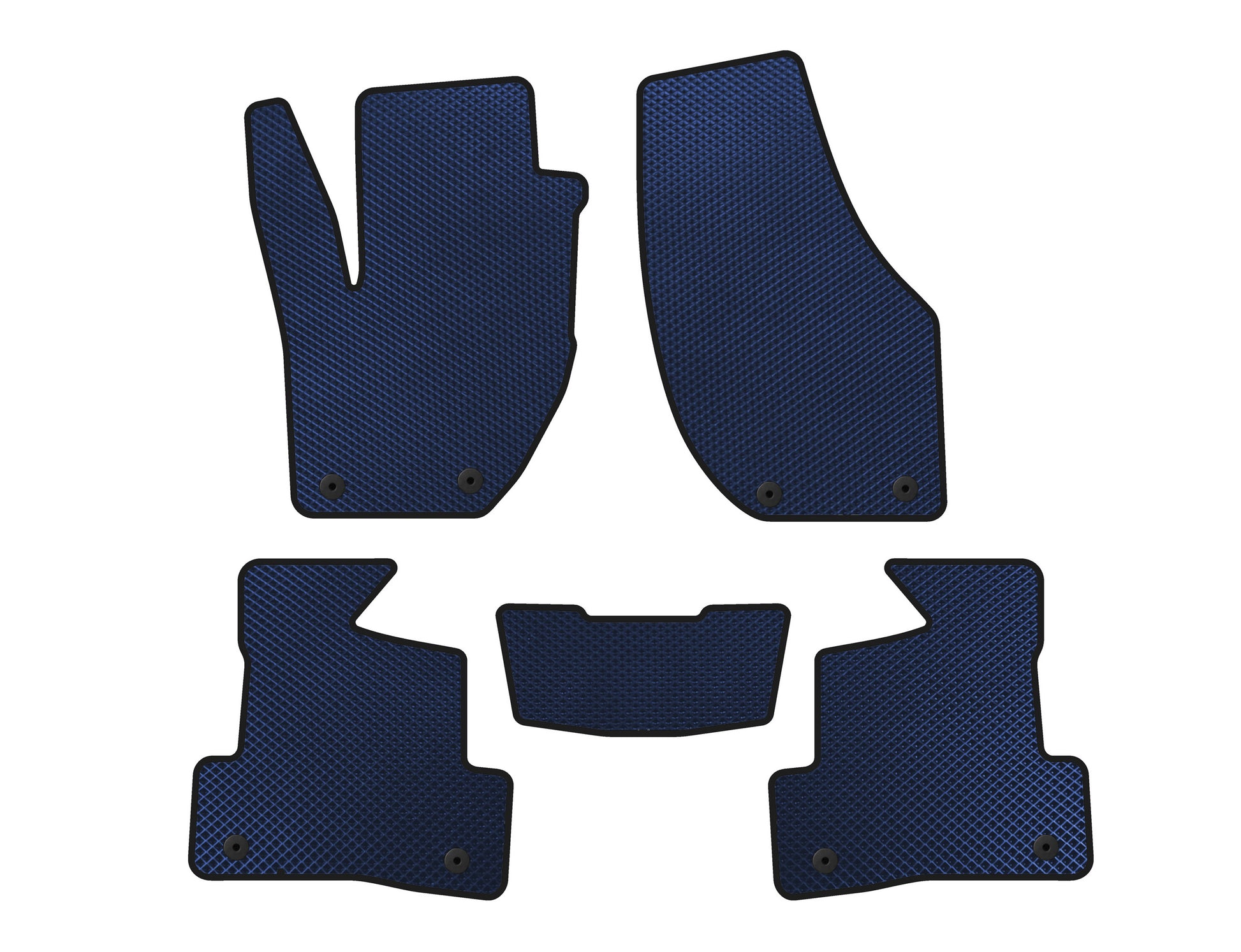 EVA Floor Mats (2012-2016, HB, Blue) for Volvo V40 2012- - image 1