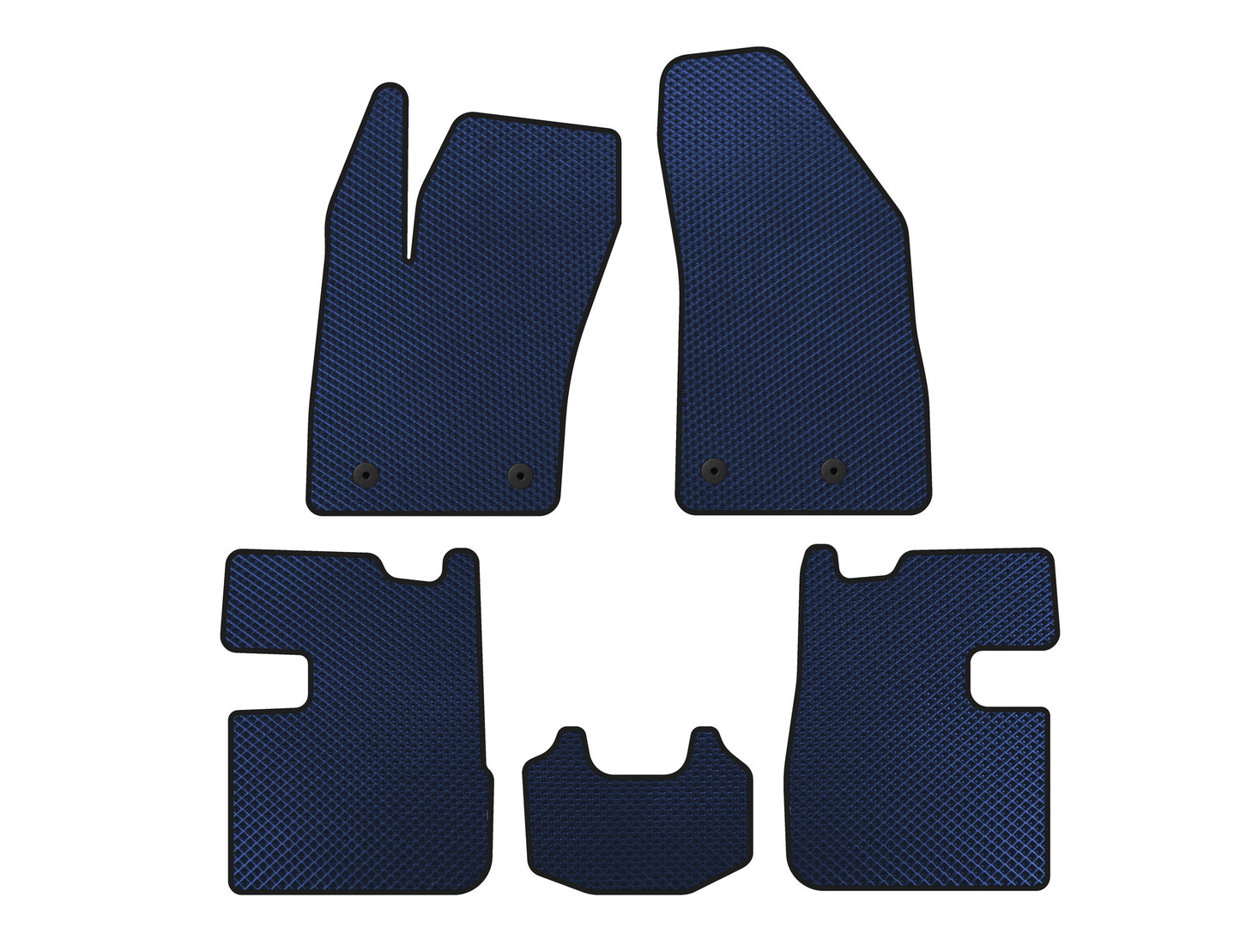 EVA Floor Mats (SD, Blue) for Fiat Tipo 2016- - image 1