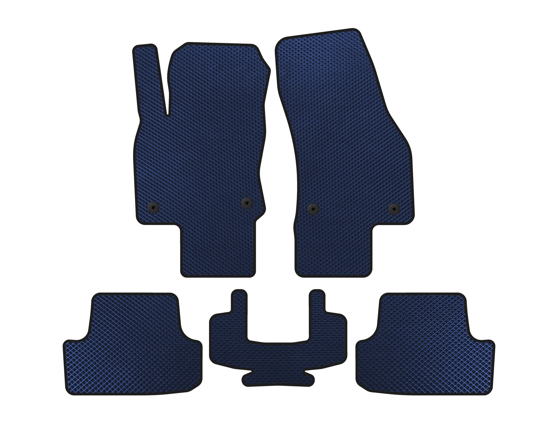 EVA Floor Mats (5-Door, Blue) for Volkswagen T-Roc 2017-2025 - image 1