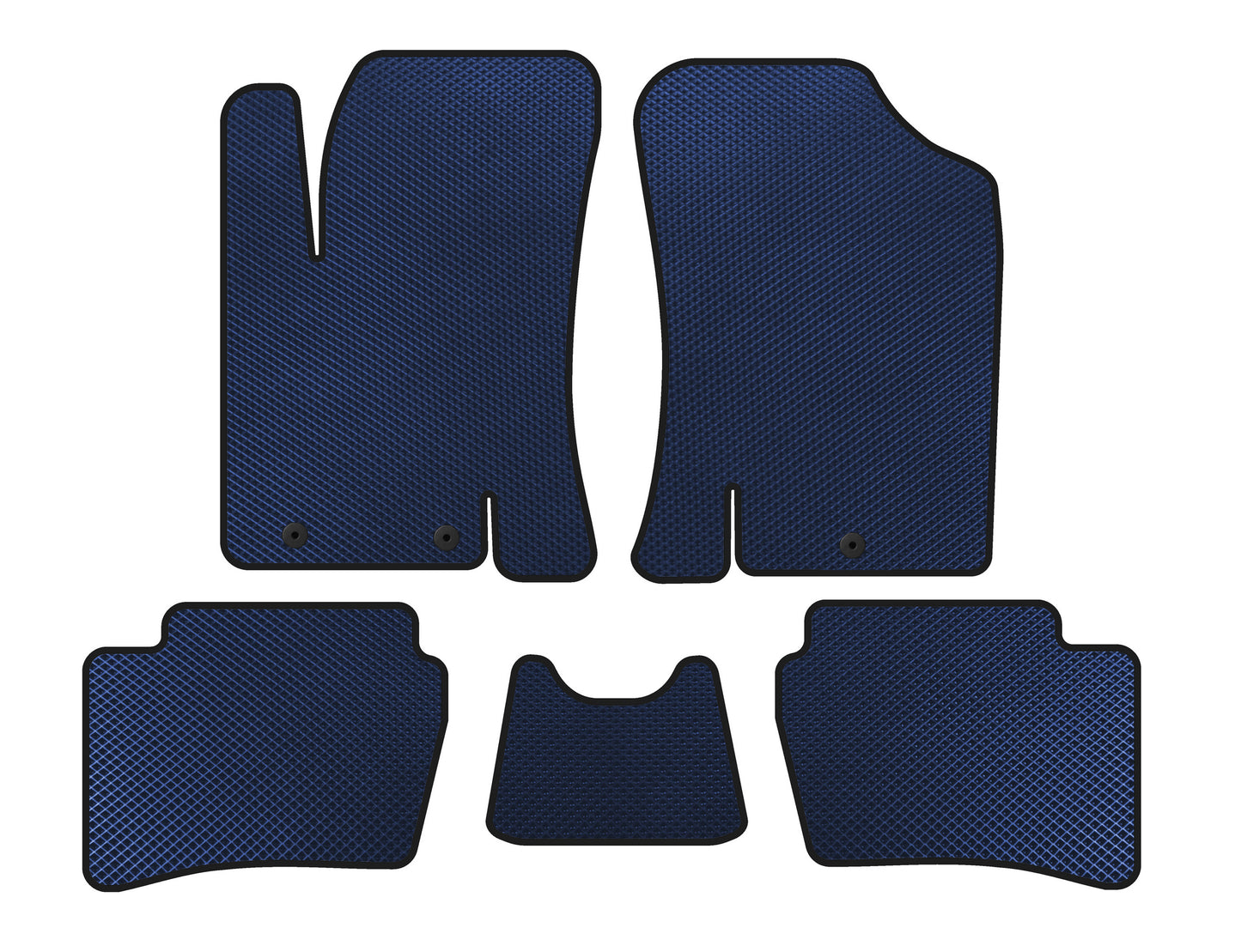 EVA Floor Mats (HB, Blue) for Hyundai I-20 2008-2012 - image 1