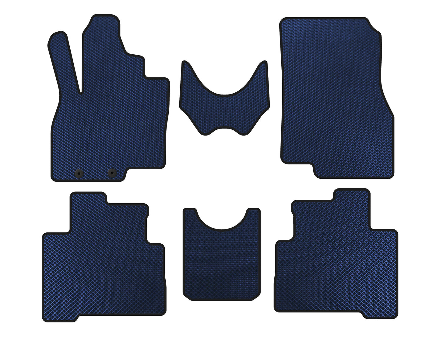 EVA Floor Mats (2 Rows, Blue) for Mitsubishi Grandis 2003-2011 - image 1