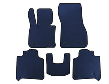 EVA floor mats (For F46, 2 rows, Blue) for BMW 2 series Active Tourer F45/46 2014-2021 - image 1