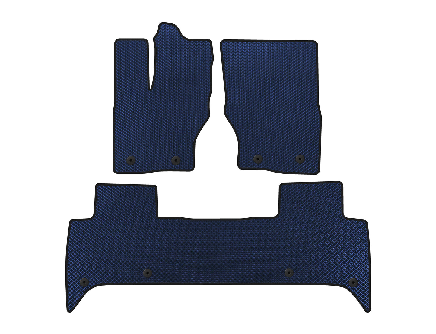 EVA Floor Mats (5-Seater, Blue) for Land Rover Discovery V 2017- - image 1