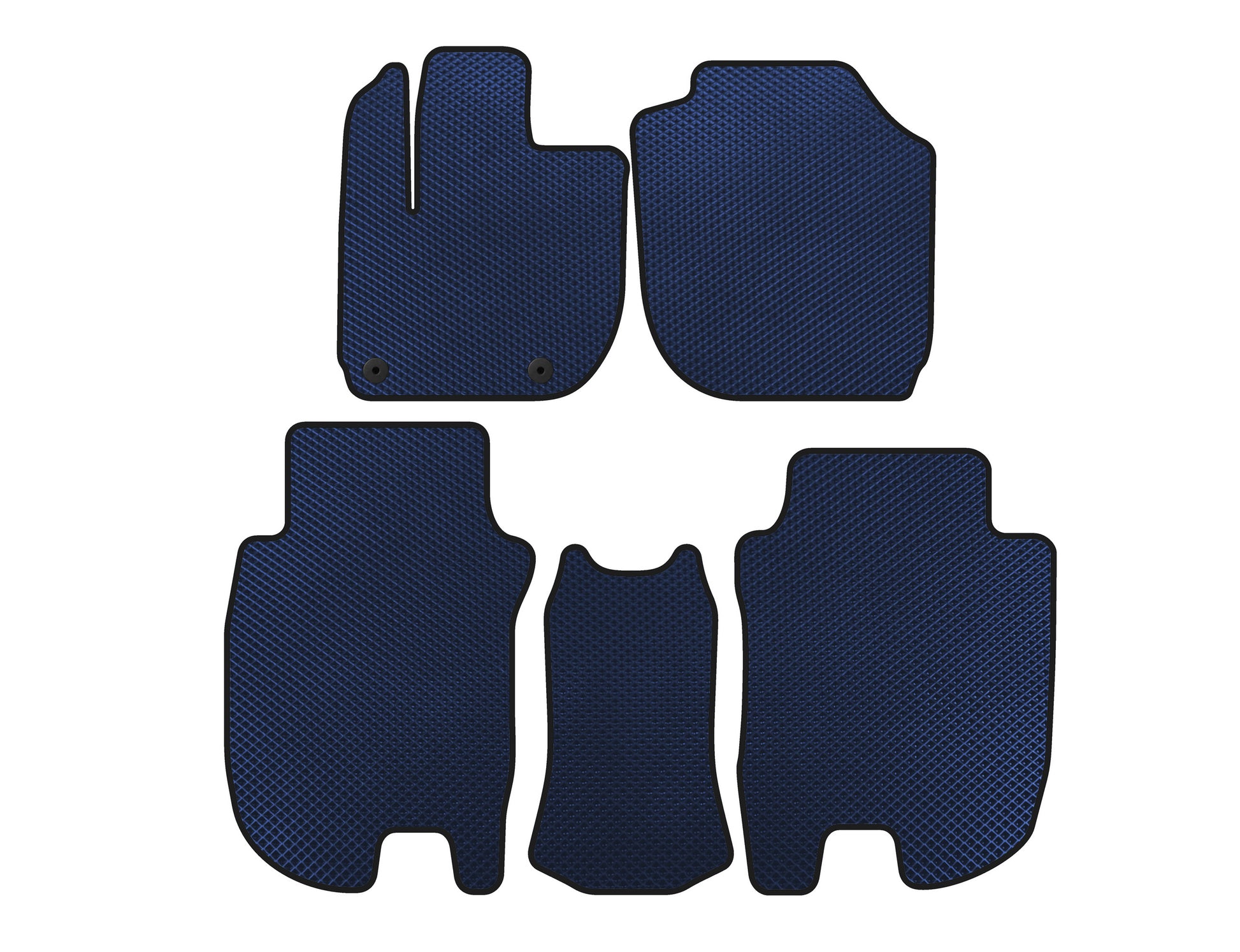 EVA Floor Mats (Blue) for Honda HR-V 2014-2021 - image 1