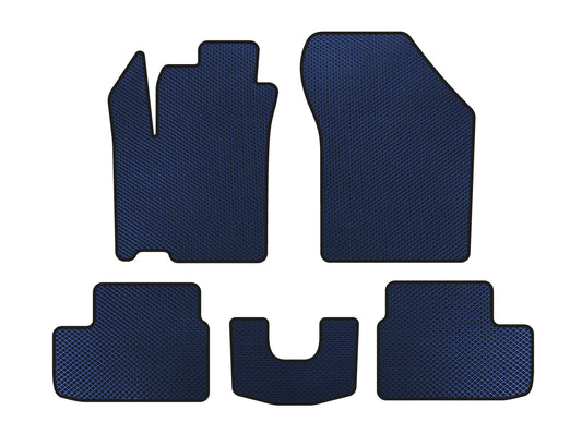 EVA Floor Mats (HB, Blue) for Opel Agila 2007-2015 - image 1