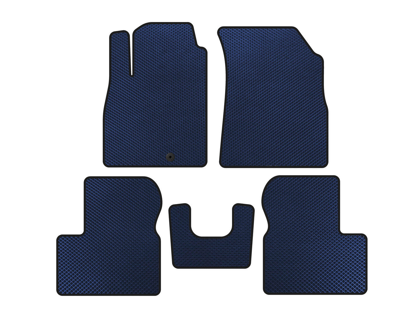 EVA Floor Mats (Blue) for Nissan Micra K13 2011-2016 - image 1