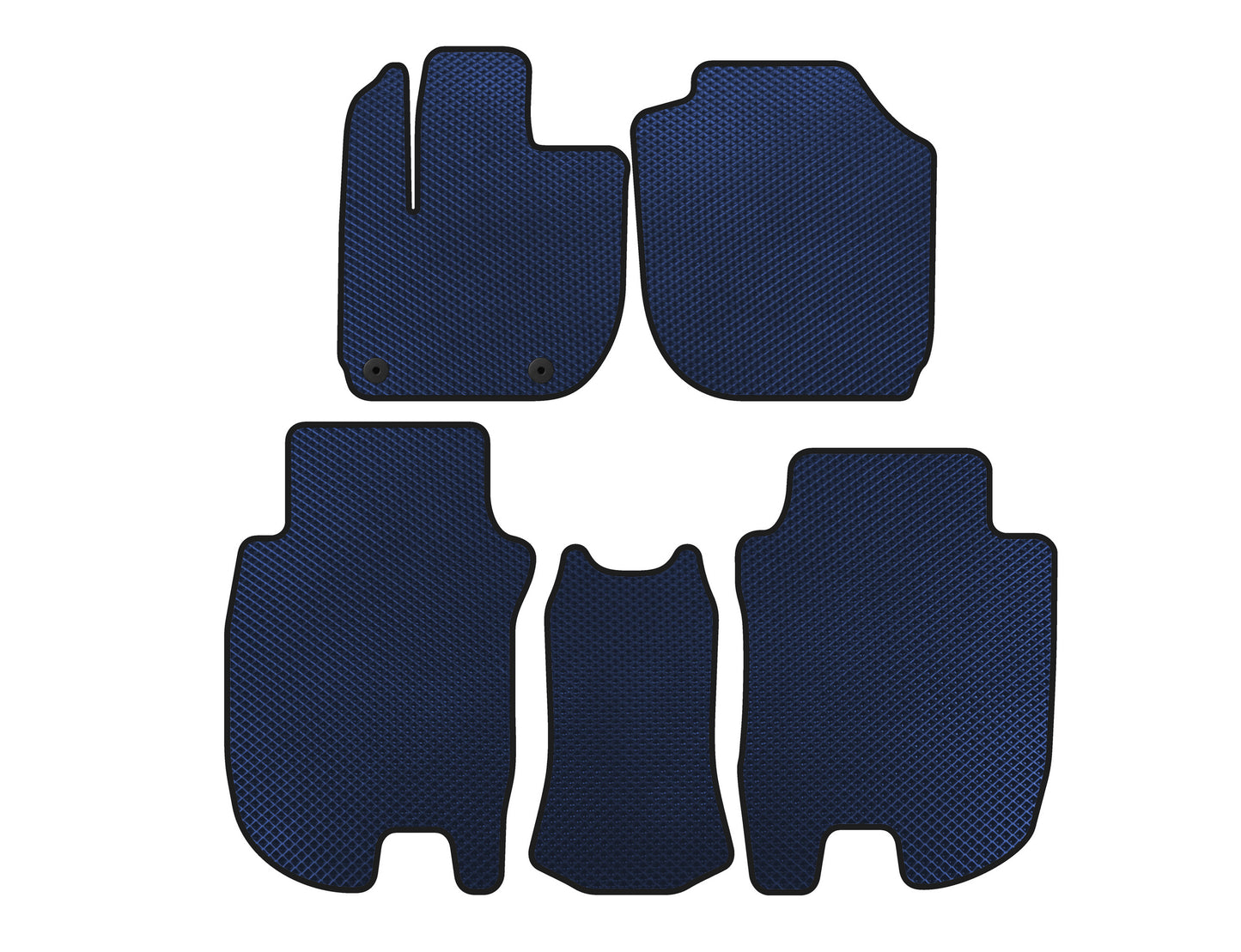 EVA Floor Mats (Blue) for Honda HR-V 2014-2021 - image 1