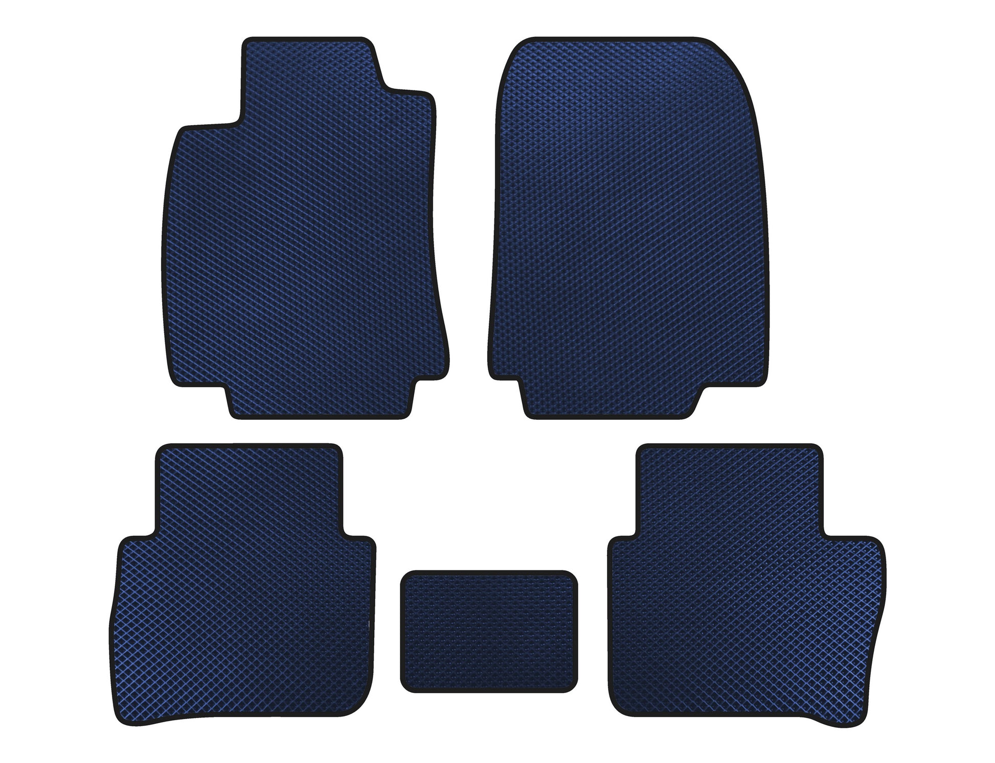 EVA Floor Mats (HB, Blue) for Nissan Tiida 2011-2014 - image 1