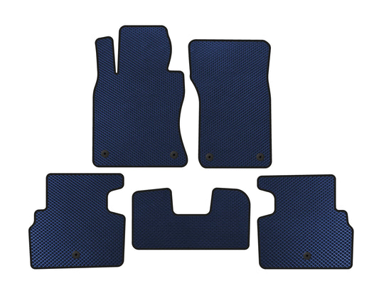 EVA Floor Mats (SD, Blue) for Infiniti Q50/Q60 2013-2024 - image 1