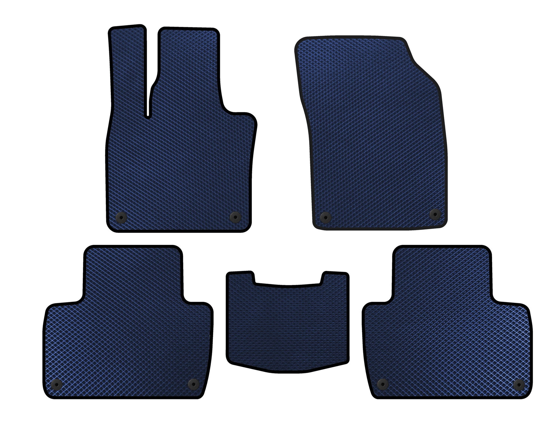 EVA Floor Mats (2 Rows, Blue) for Volvo XC90 2015- - image 1