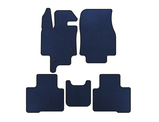 EVA Floor Mats (2 Rows, 7-Seater, Blue) for Toyota Highlander 2019- - image 1