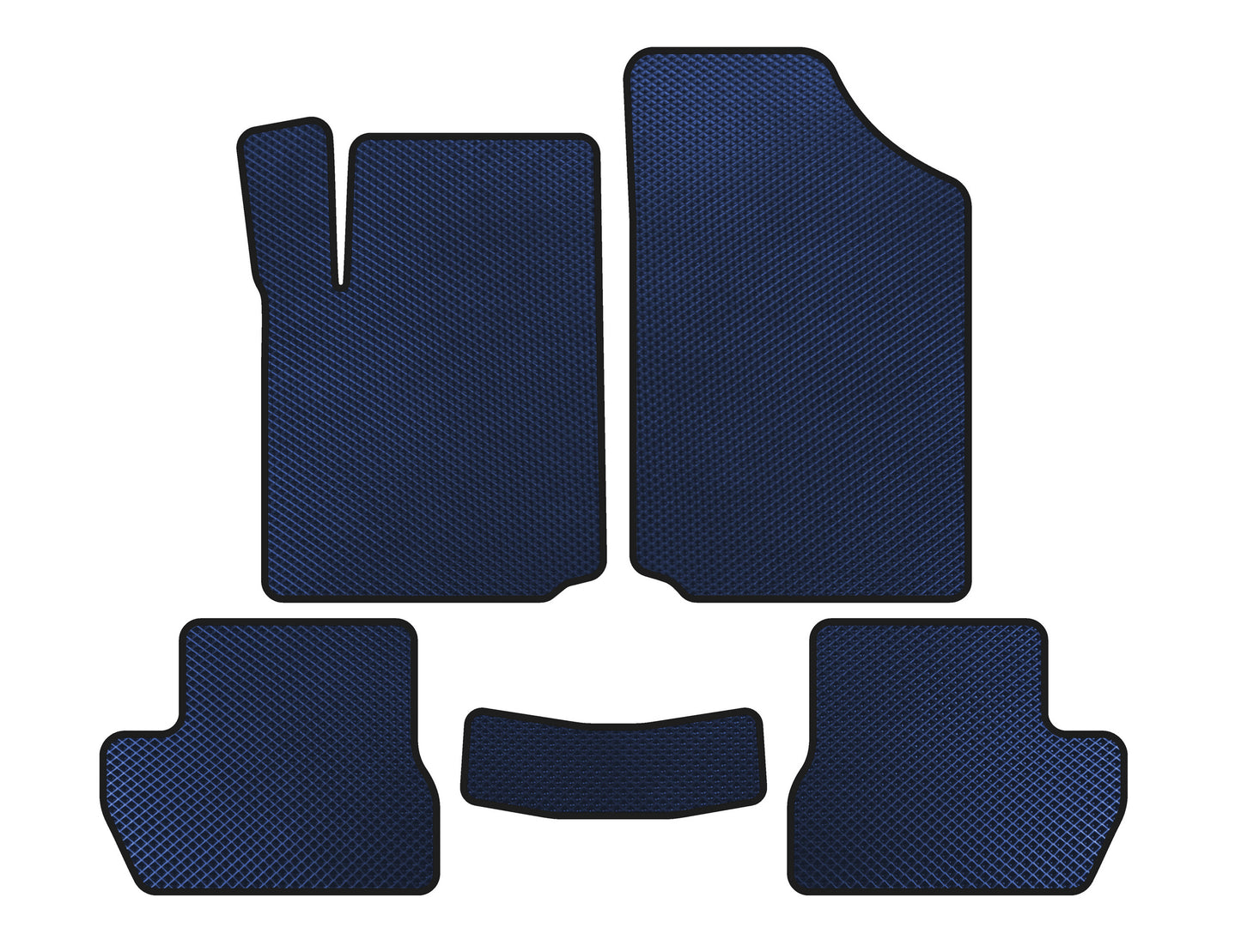EVA Floor Mats (Blue) for Citroen C-2 2003-2009 - image 1