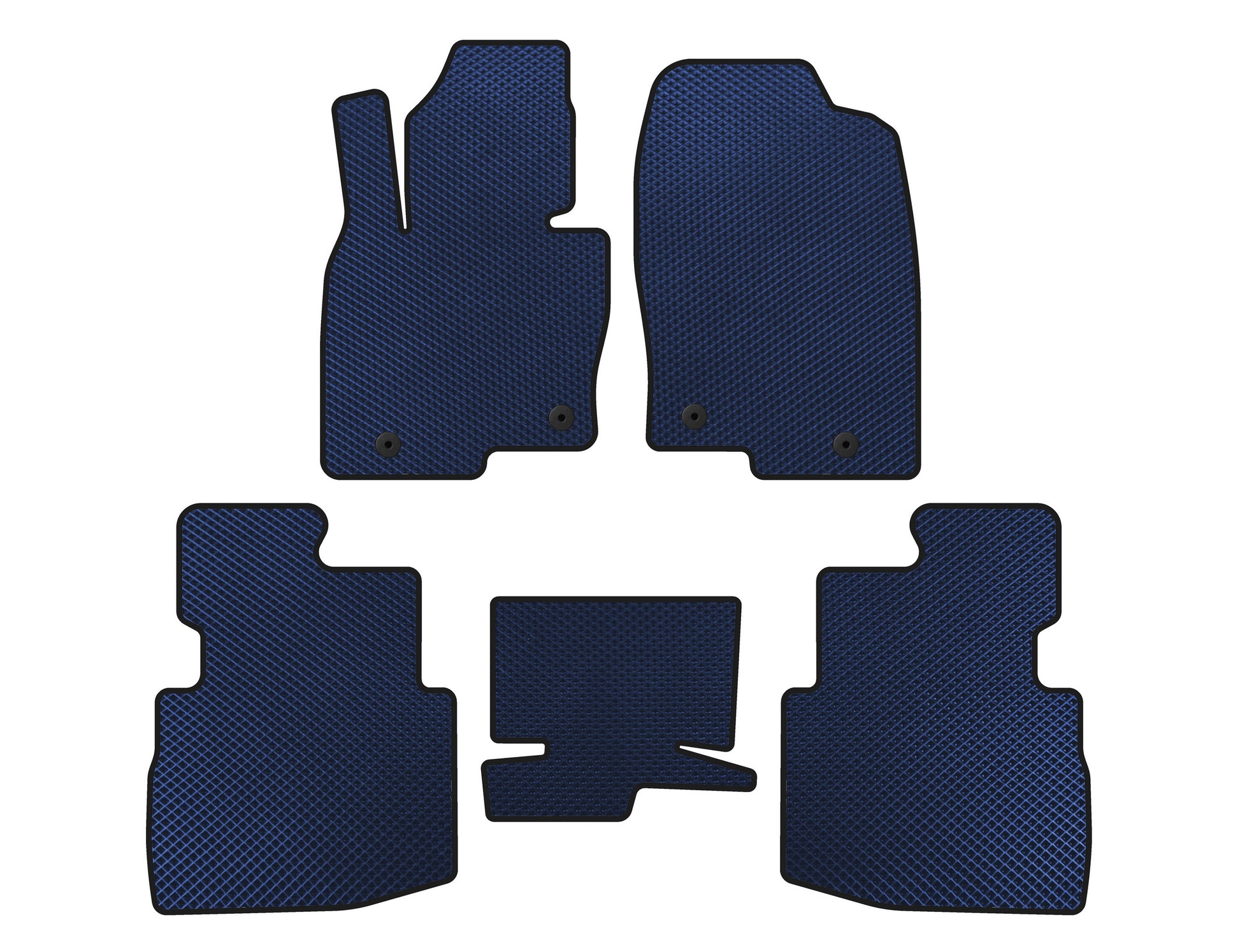 EVA Floor Mats (2 Rows, 7-Seater, Blue) for Mazda CX-9 2017- - image 1