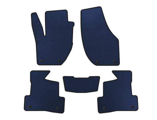 EVA Floor Mats (2012-2016, HB, Blue) for Volvo V40 2012- - image 1