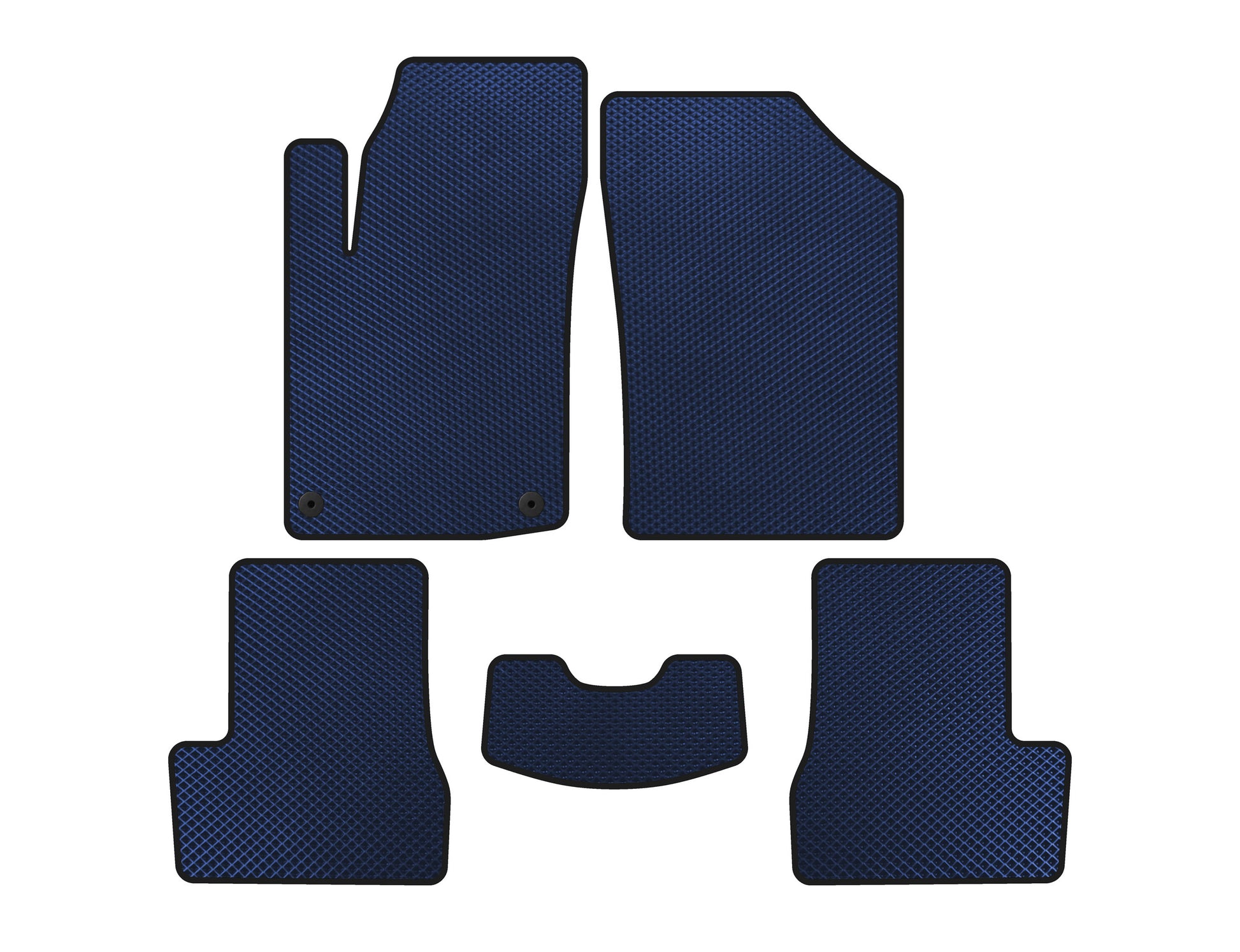 EVA mats (HB, Blue) for Citroen C-3 2009-2016 - image 1