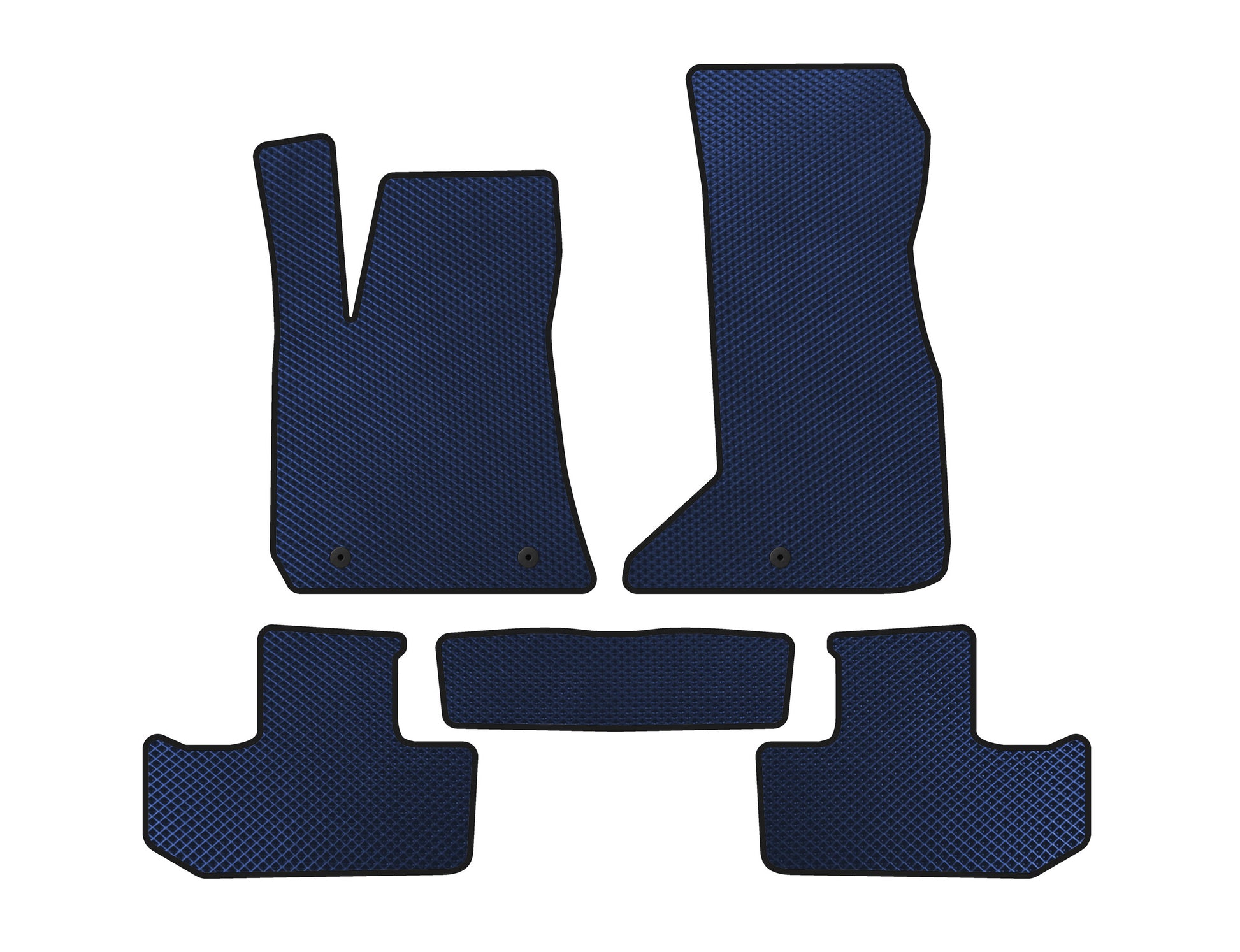 EVA Floor Mats (Coupe, Blue) for Dodge Challenger 2008-2023 - image 1