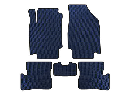 EVA Floor Mats (HB, Blue) for Nissan Micra K12 2003-2010 - image 1