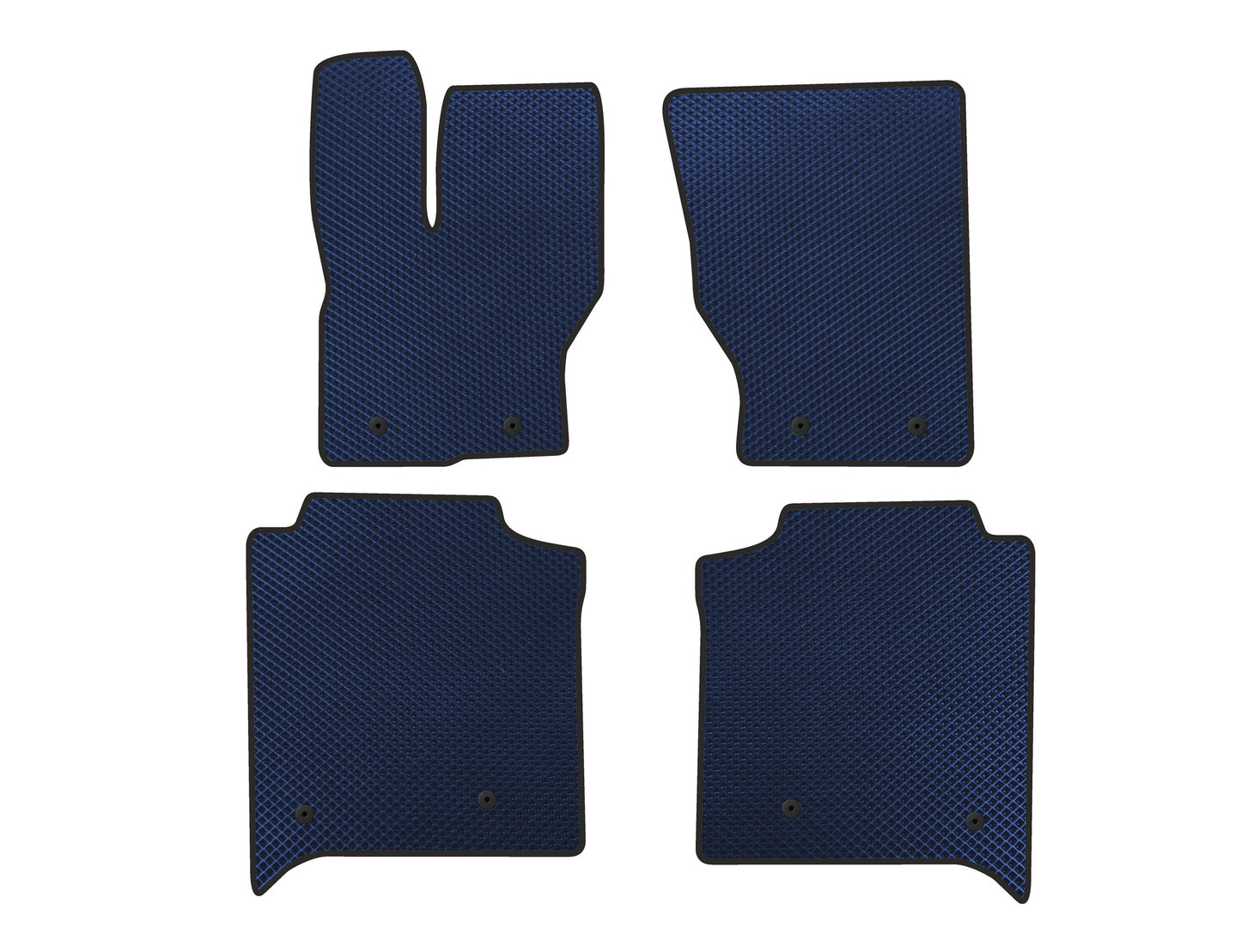 EVA Floor Mats (Long, Rear Row with Console, Blue) for Range Rover IV L405 2013-2021 - image 1