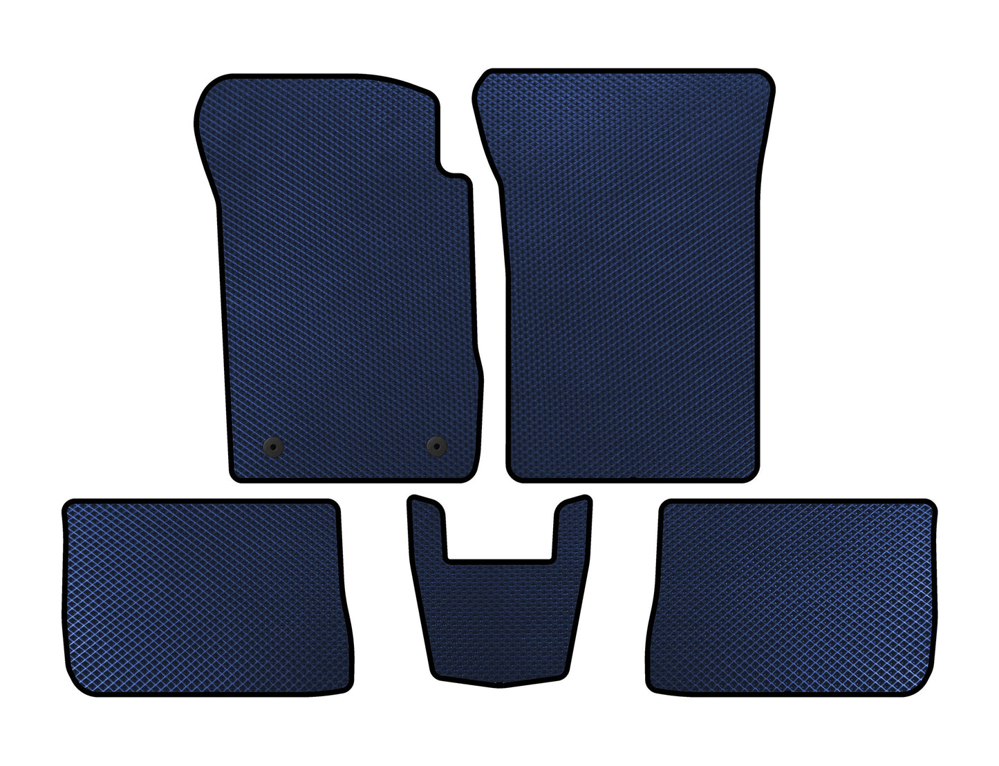 EVA Floor Mats (SD, Blue) for Renault Symbol 2008-2013 - image 1