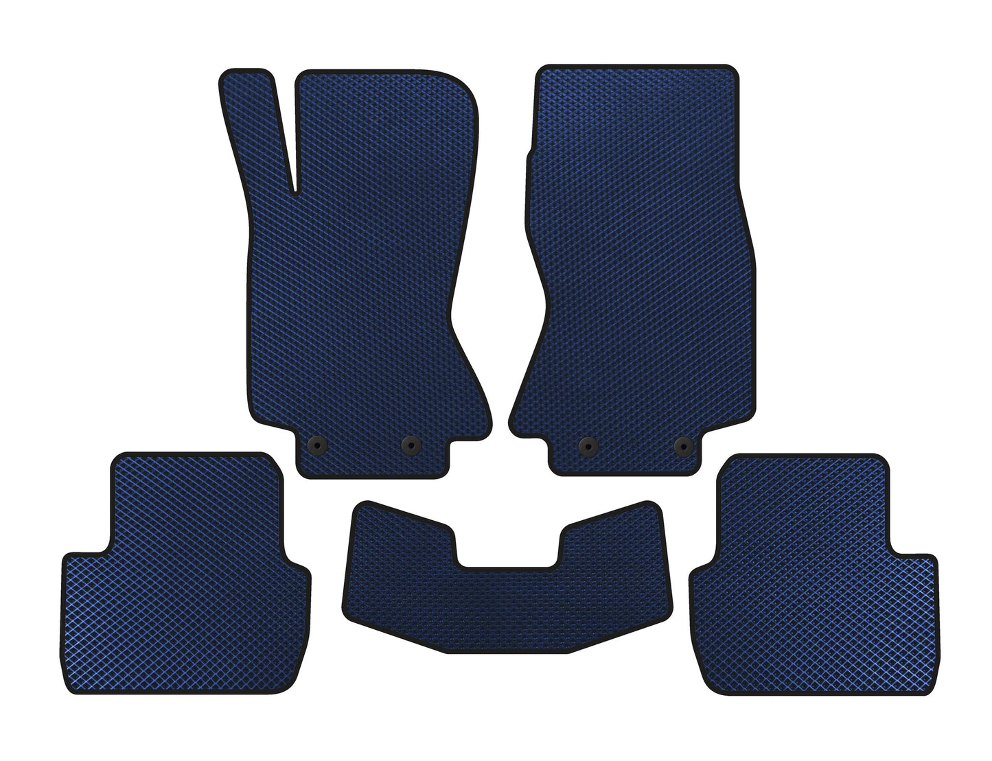 EVA Floor Mats (Blue) for Jaguar S-Type 1999-2008 - image 1