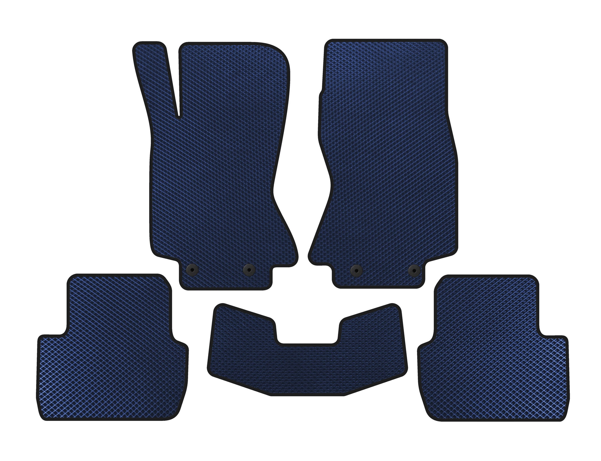 EVA Floor Mats (Blue) for Jaguar S-Type 1999-2008 - image 1