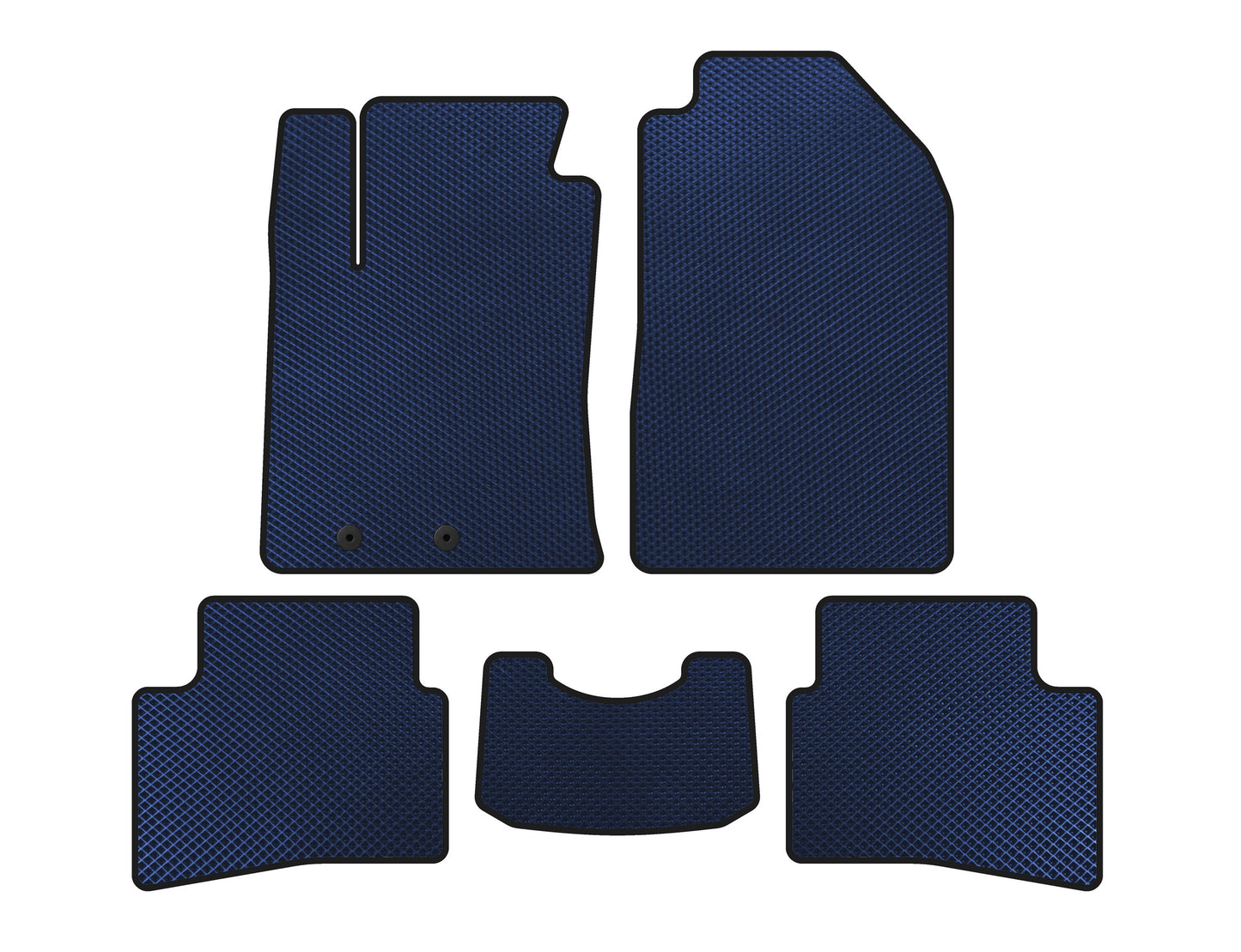 EVA Floor Mats (2017-2019, Blue) for Kia Stonic 2017- - image 1