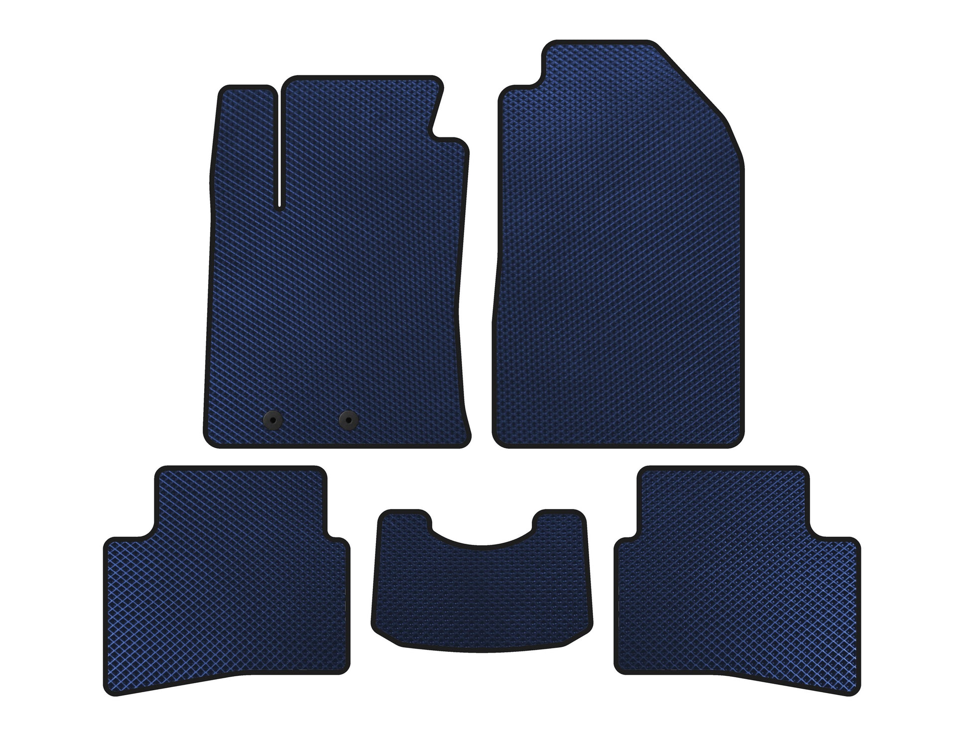 EVA Floor Mats (2017-2019, Blue) for Kia Stonic 2017- - image 1