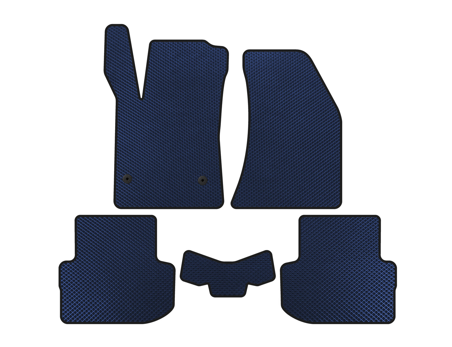 EVA Floor Mats (Blue) for FAW B30 2015-2020 - image 1