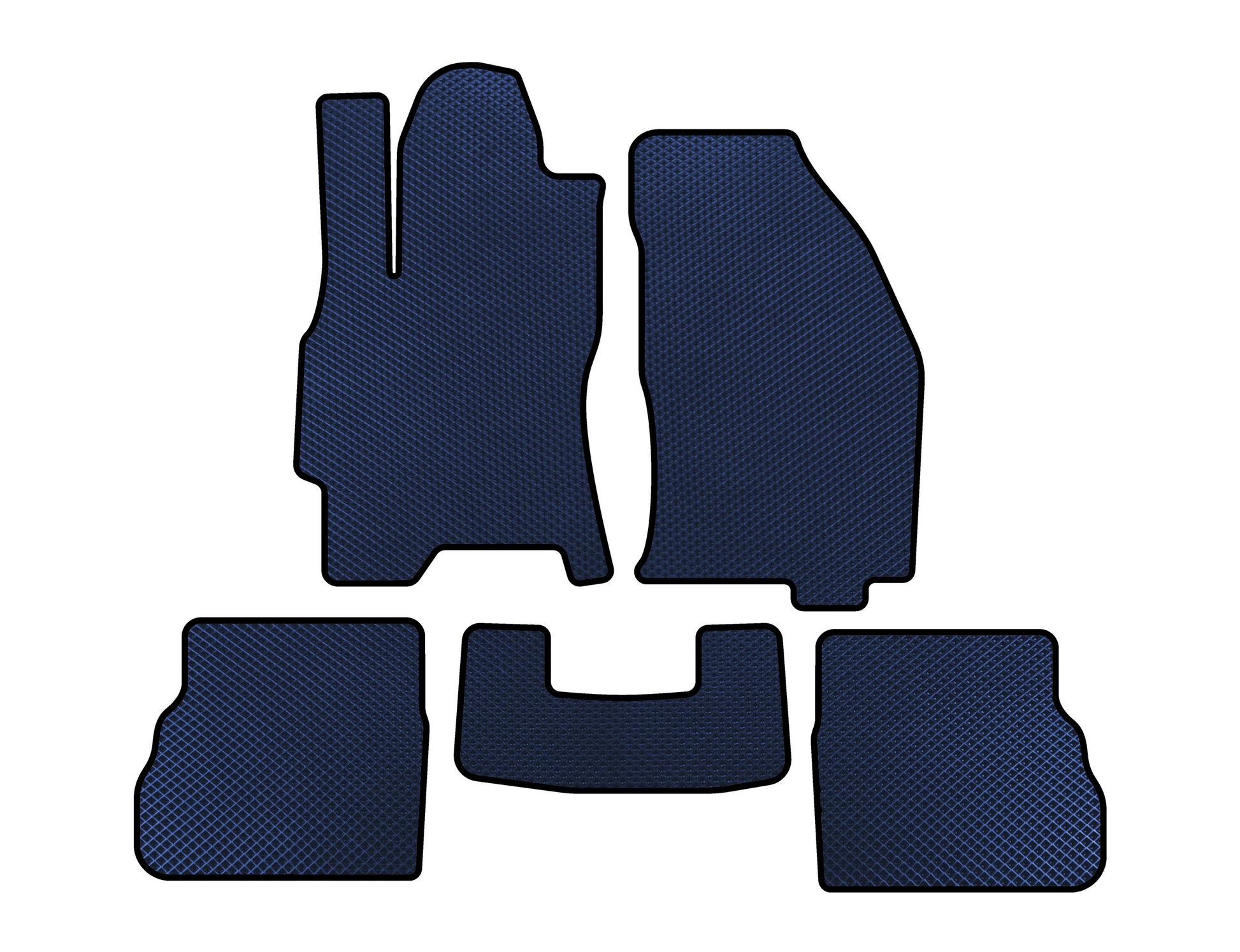 EVA Floor Mats (SD, Blue) for Ford Mondeo 1996-2001 - image 1