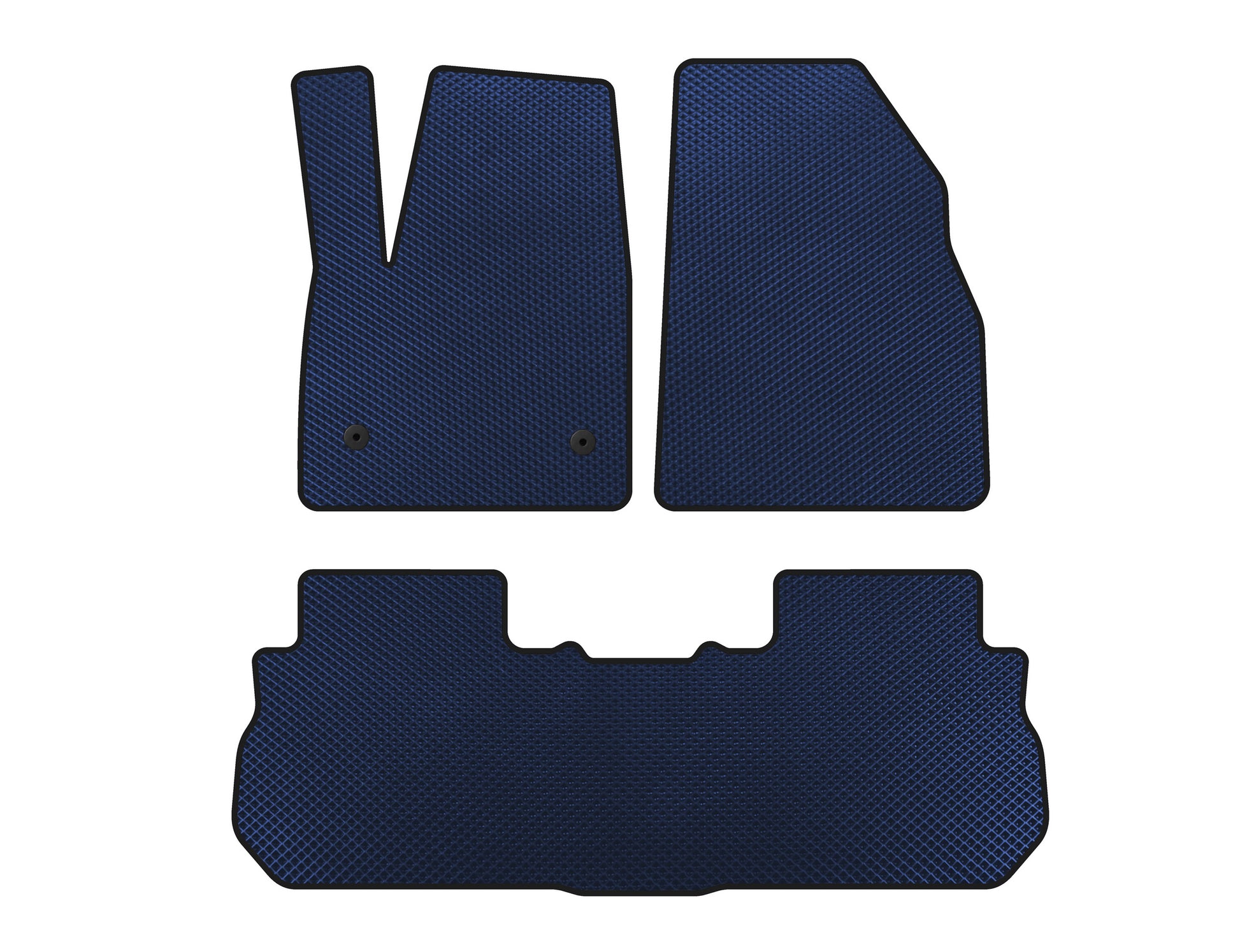 EVA Floor Mats (2 Rows, 2017-2019, Blue) for GMC Acadia 2017- - image 1