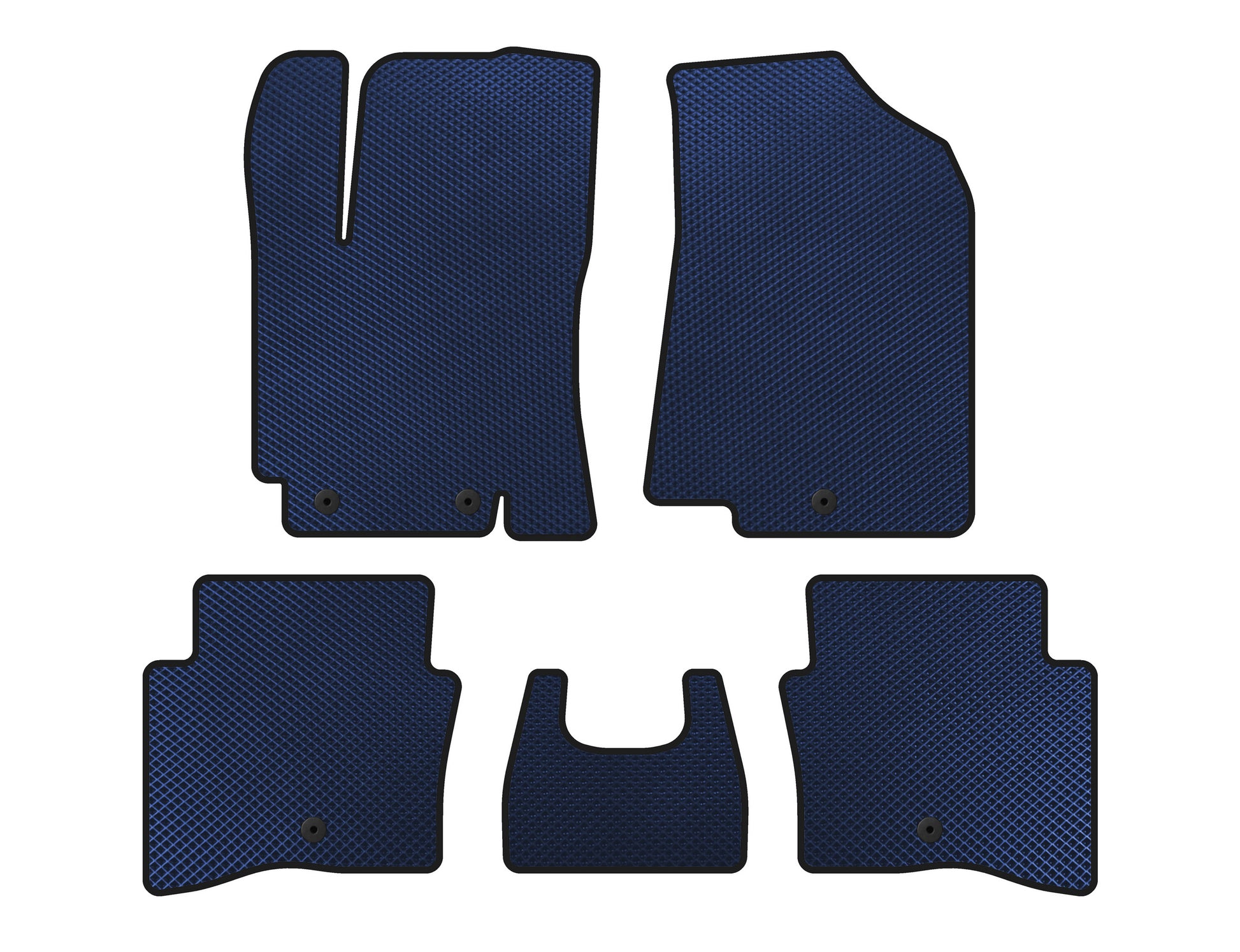 EVA Floor Mats (SD, Blue) for Kia Rio 2012-2017 - image 1