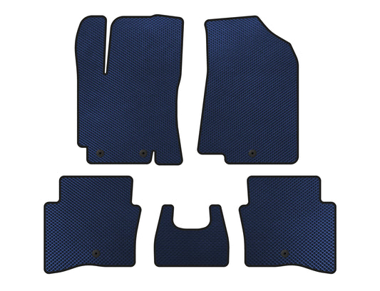 EVA Floor Mats (SD, Blue) for Kia Rio 2012-2017 - image 1