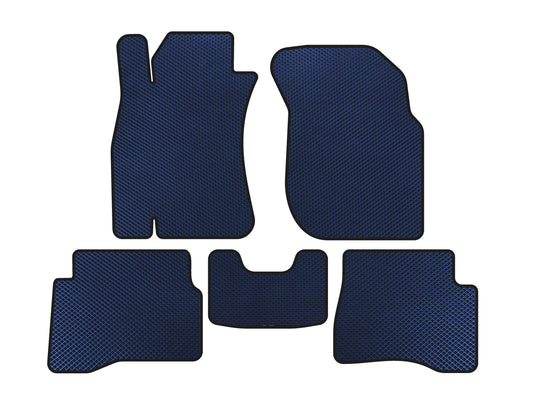EVA Floor Mats (SD, Blue) for Nissan Almera N16 2000-2006 - image 1