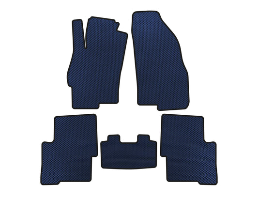 EVA Floor Mats (SD, Blue) for Fiat Linea 2006-2018 - image 1