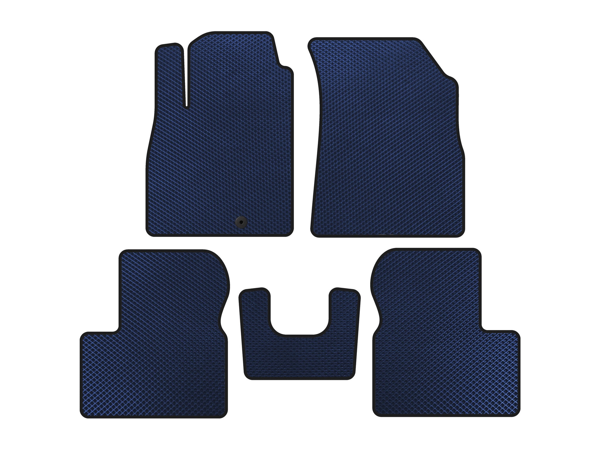 EVA Floor Mats (Blue) for Nissan Micra K13 2011-2016 - image 1