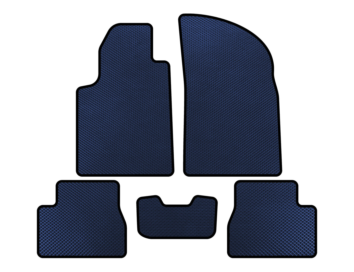 EVA Floor Mats (Blue) for Citroen C-3 2002-2009 - image 1
