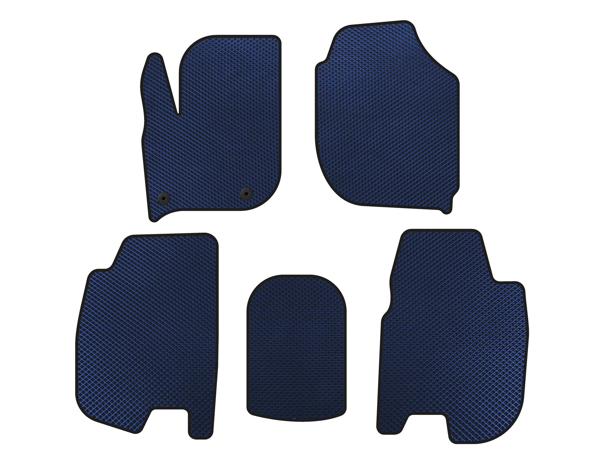 EVA Floor Mats (HB, Blue) for Honda FIT/Jazz 2014- - image 1