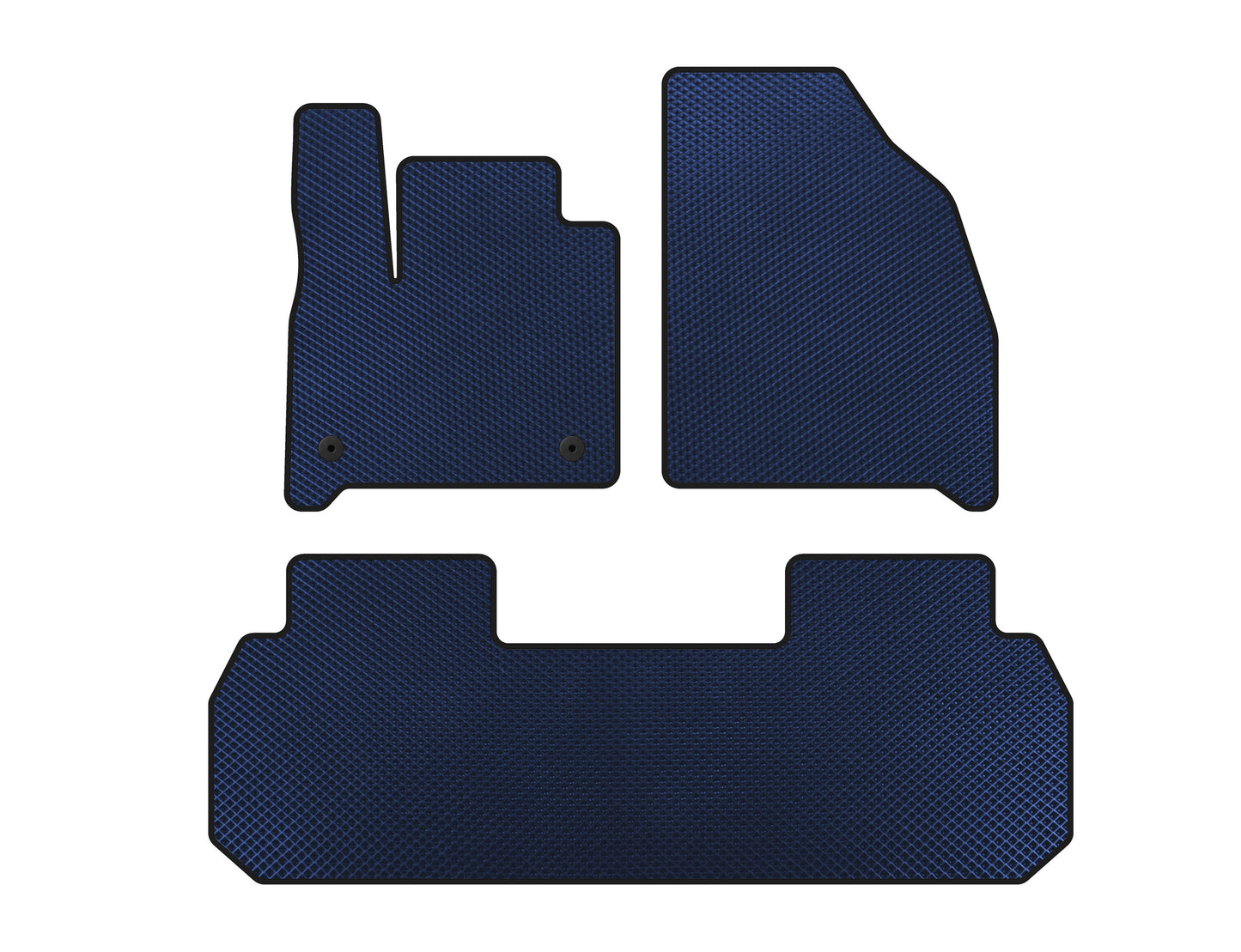 EVA Floor Mats (2 Rows, Blue) for Chevrolet Traverse 2017- - image 1