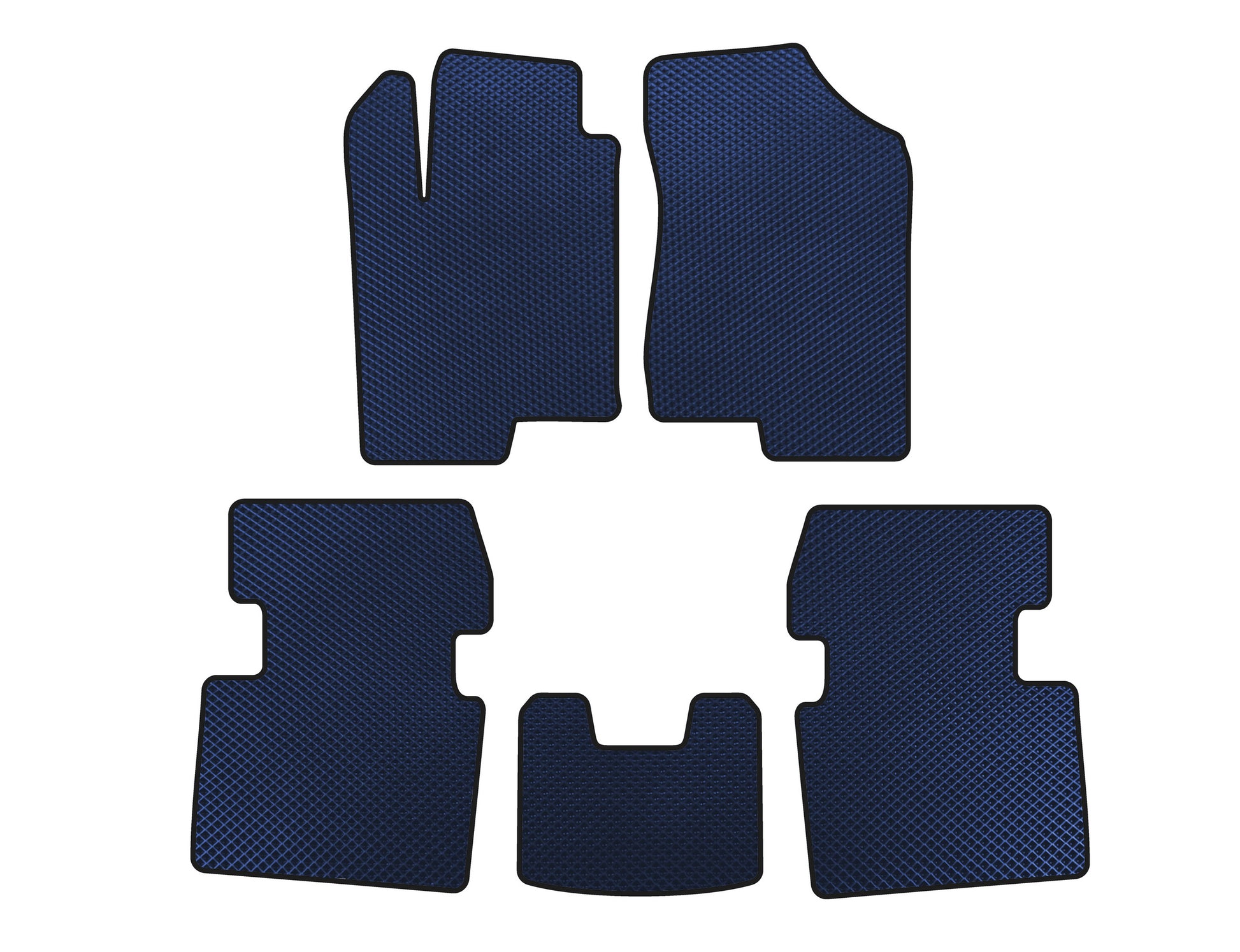 EVA Floor Mats (Blue) for Hyundai Sonata NF 2004-2009 - image 1