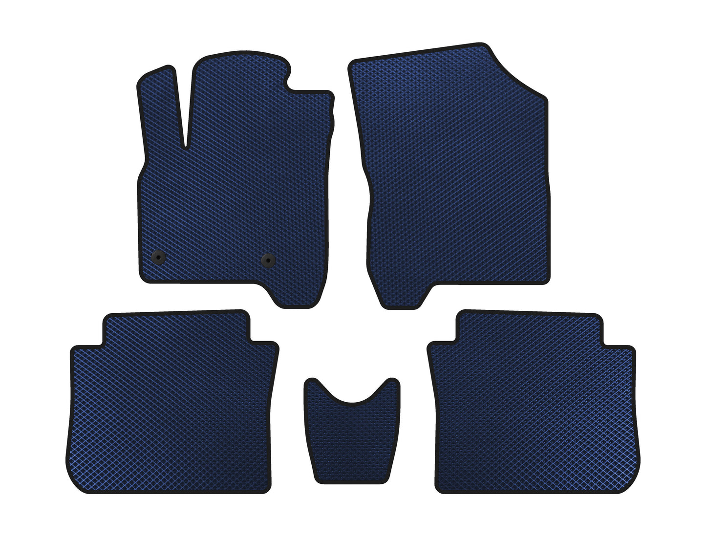 EVA Floor Mats (Blue) for Citroen C-3 Picasso 2010-2017 - image 1
