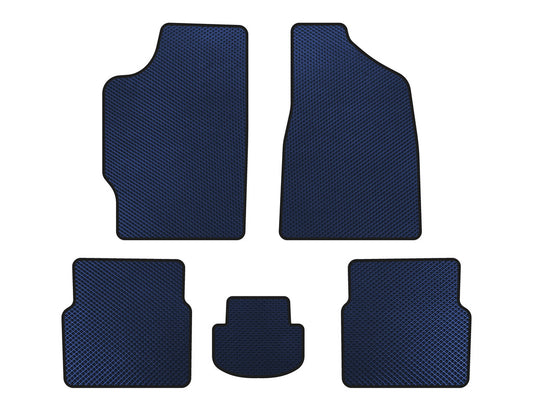 EVA Floor Mats (SD, Blue) for Audi 80 1978-1986 - image 1