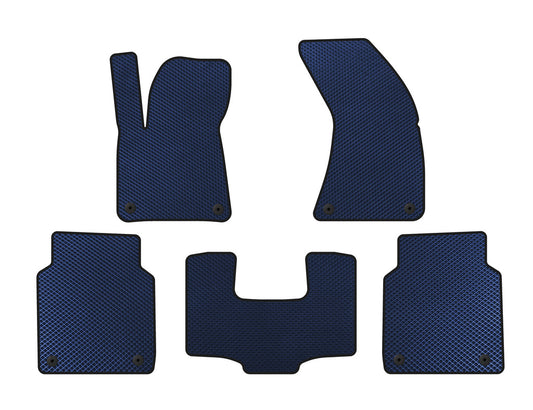 EVA Floor Mats (Long, Blue) for Audi A8 2010-2018 - image 1