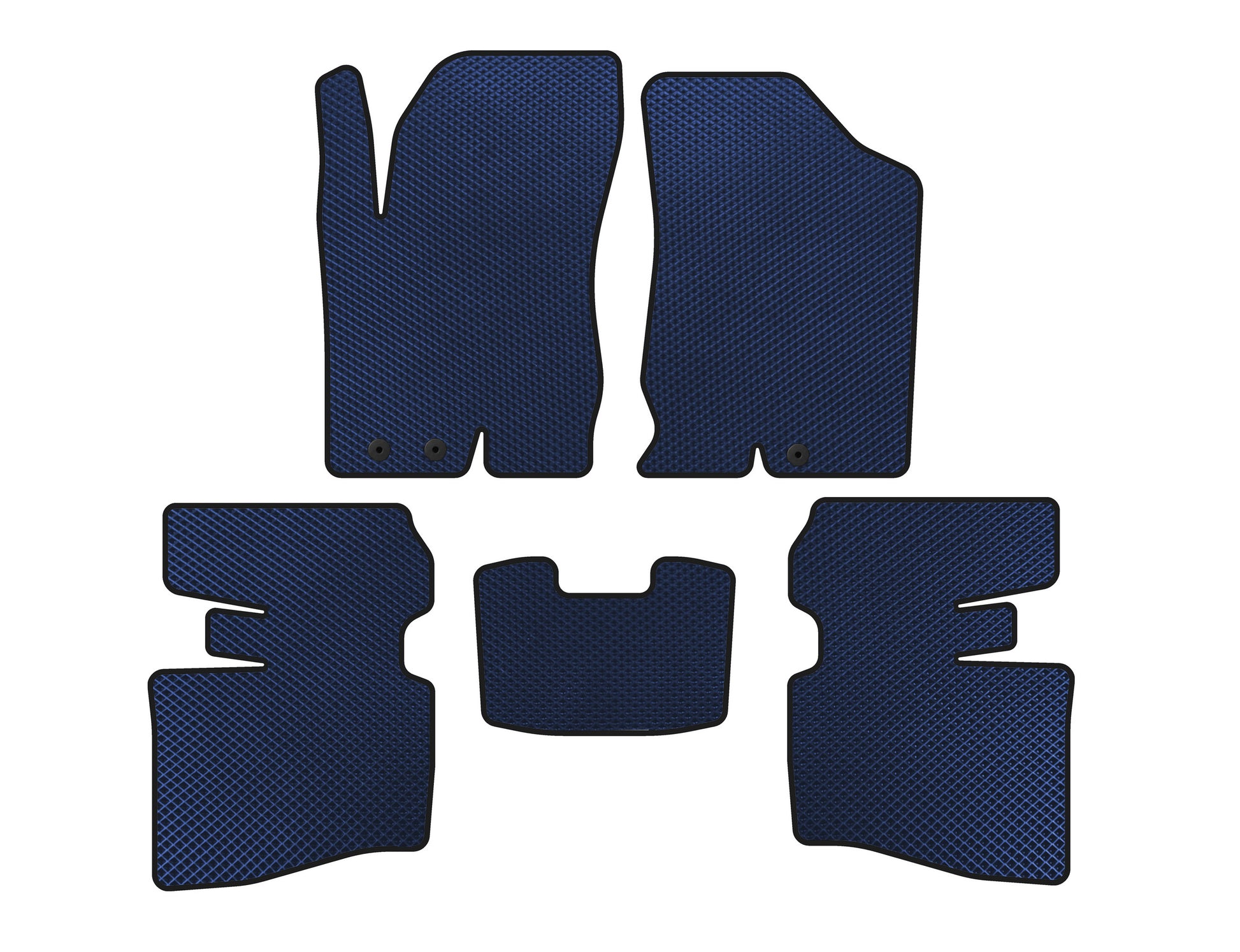 EVA Floor Mats (SD, Blue) for Honda Accord V 1997-2002 - image 1