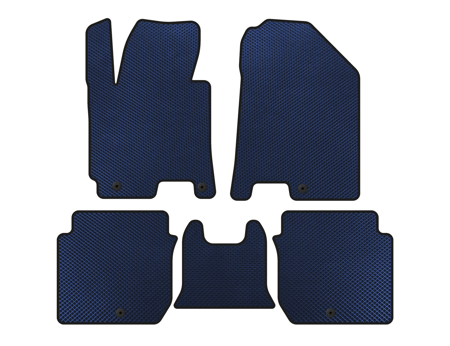 EVA Floor Mats (2016-2018, Blue) for Kia Forte 2008–2024 - image 1