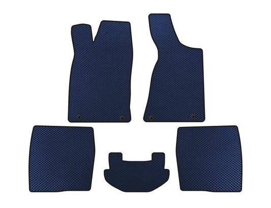 EVA Floor Mats (1987-1991, SD, Blue) for Audi 80/90 1987-1996 - image 1