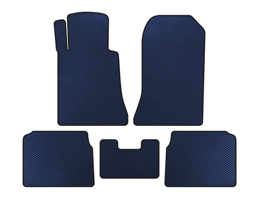 EVA Floor Mats (SD, Blue) for Mercedes E-сlass W124 1984-1997 - image 1