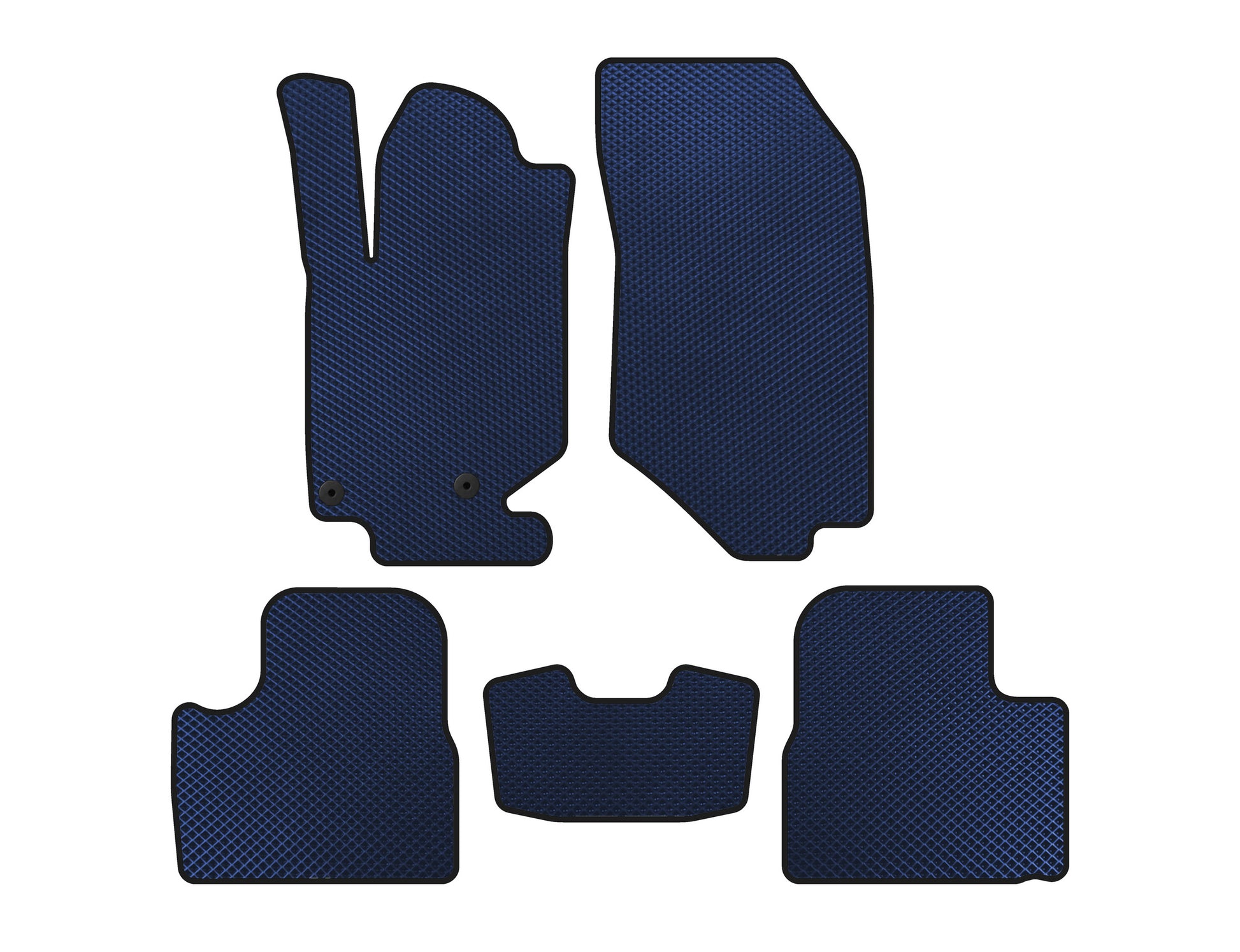 EVA Floor Mats (Blue) for Peugeot 2008 2019- - image 1